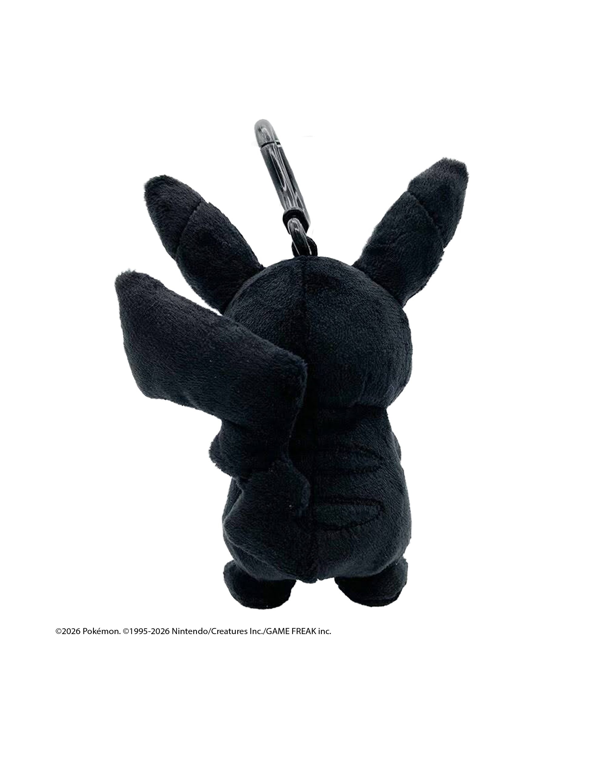 FRAGMENT X POKEMON PIKACHU MASCOT PLUSH KEY CHARM 黑色 皮卡丘 藤原浩 聯名款 閃電 鑰匙圈 吊飾