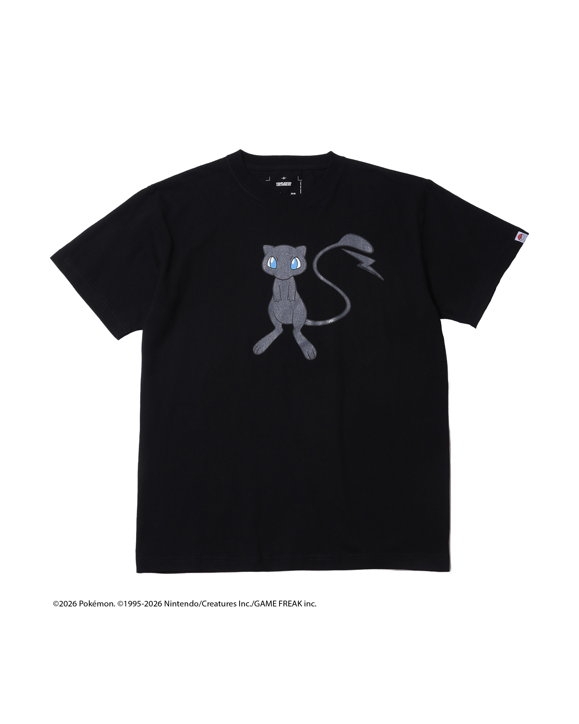 FRAGMENT X POKEMON MEW TEE 夢幻 黑色 短TEE 藤原浩 聯名款 閃電