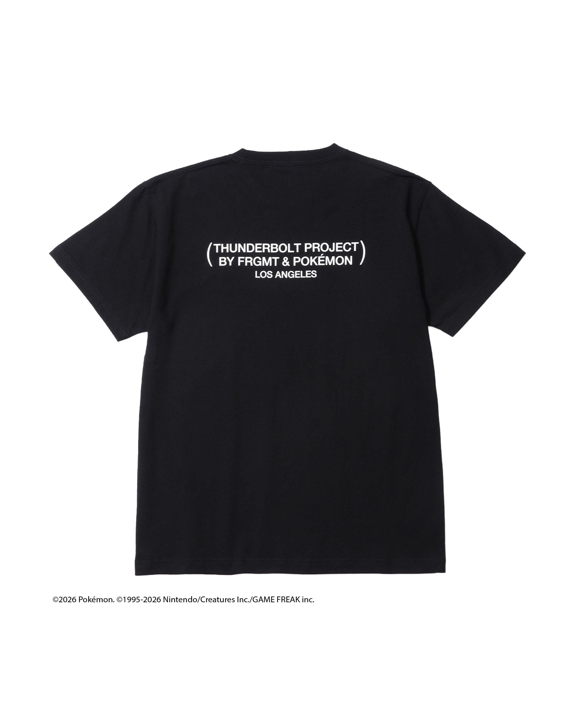 FRAGMENT X POKEMON PIKACHU TEE 皮卡丘 黑色 短TEE 藤原浩 聯名款 閃電