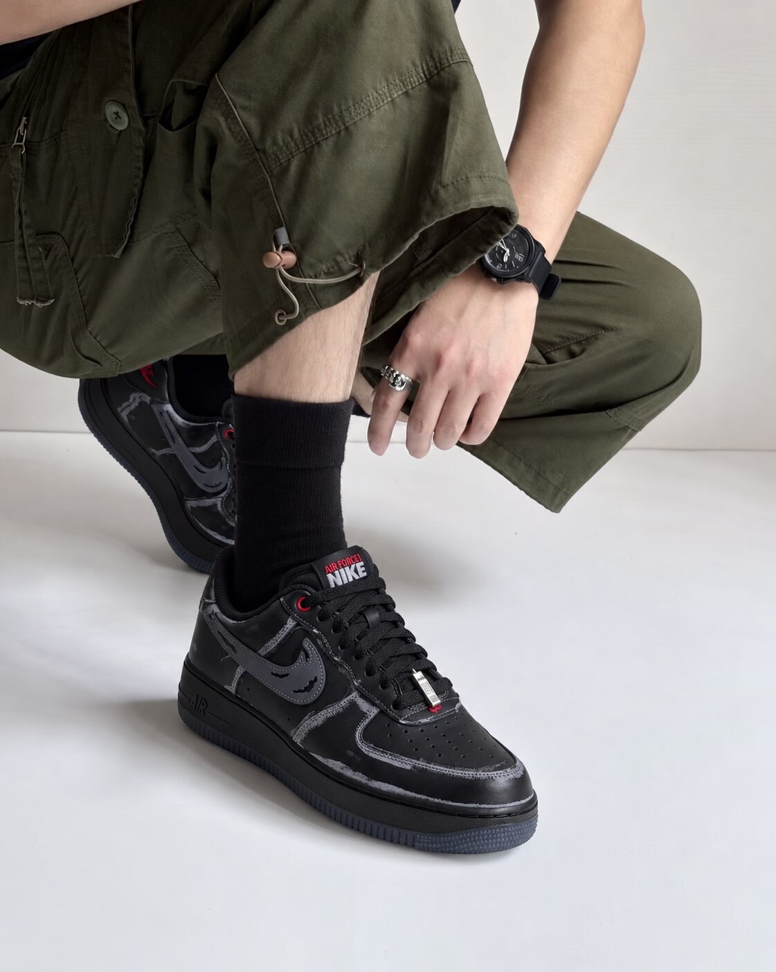 (預訂) Nike Air Force 1 Low - Scream Ghostface Black