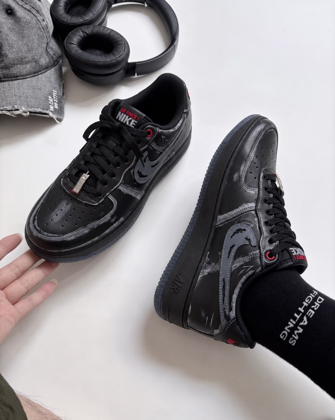 (預訂) Nike Air Force 1 Low - Scream Ghostface Black