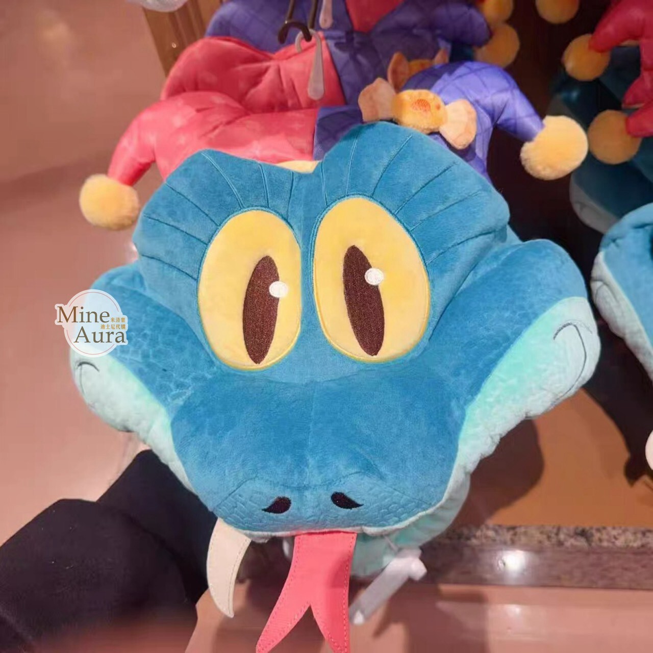 2026 萬聖節 動物方城市 Zootopia 佘蓋瑞 Gary De'Snake 蛇蛇 大頭小身體絨毛 造型帽 帽子 頭套 -上海迪士尼樂園