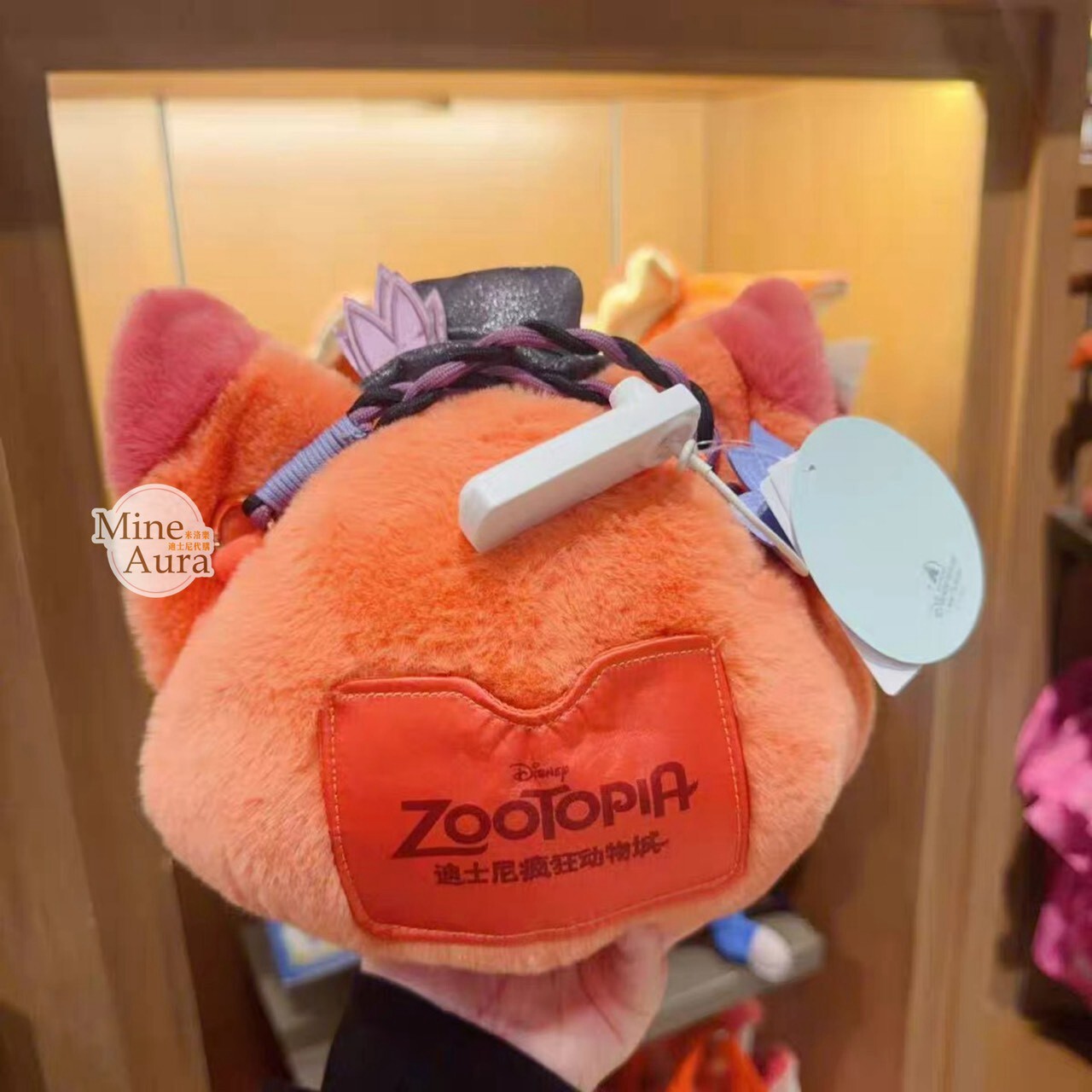 2026 萬聖節 動物方城市 Zootopia 胡尼克 Nick 狐狸 造型 斜背包 小包 -上海迪士尼樂園