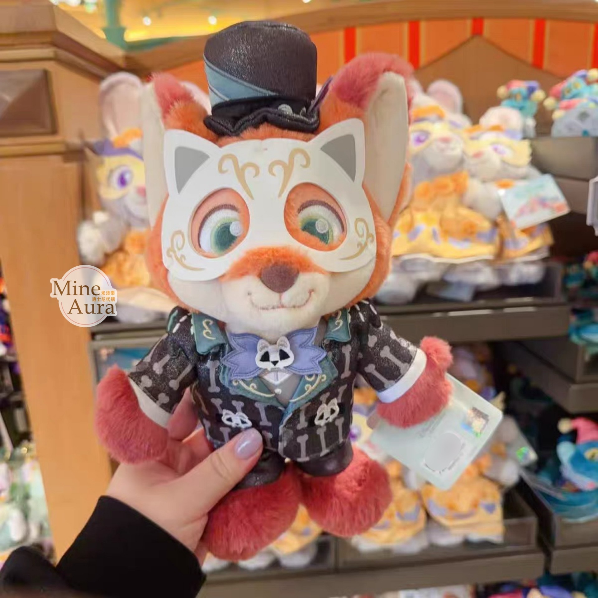 2026 萬聖節 動物方城市 Zootopia 胡尼克 Nick 狐狸 娃娃 玩偶 -上海迪士尼樂園