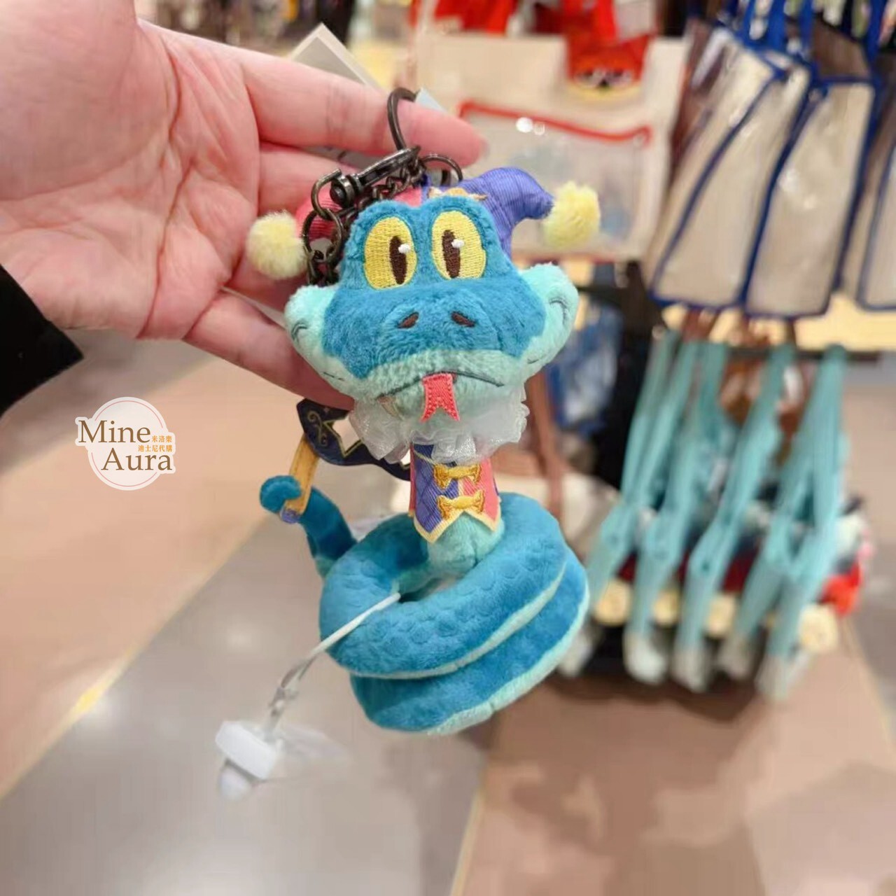 2026 萬聖節 動物方城市 Zootopia 佘蓋瑞 Gary De'Snake 蛇蛇 絨毛 鑰匙圈 吊飾 -上海迪士尼樂園