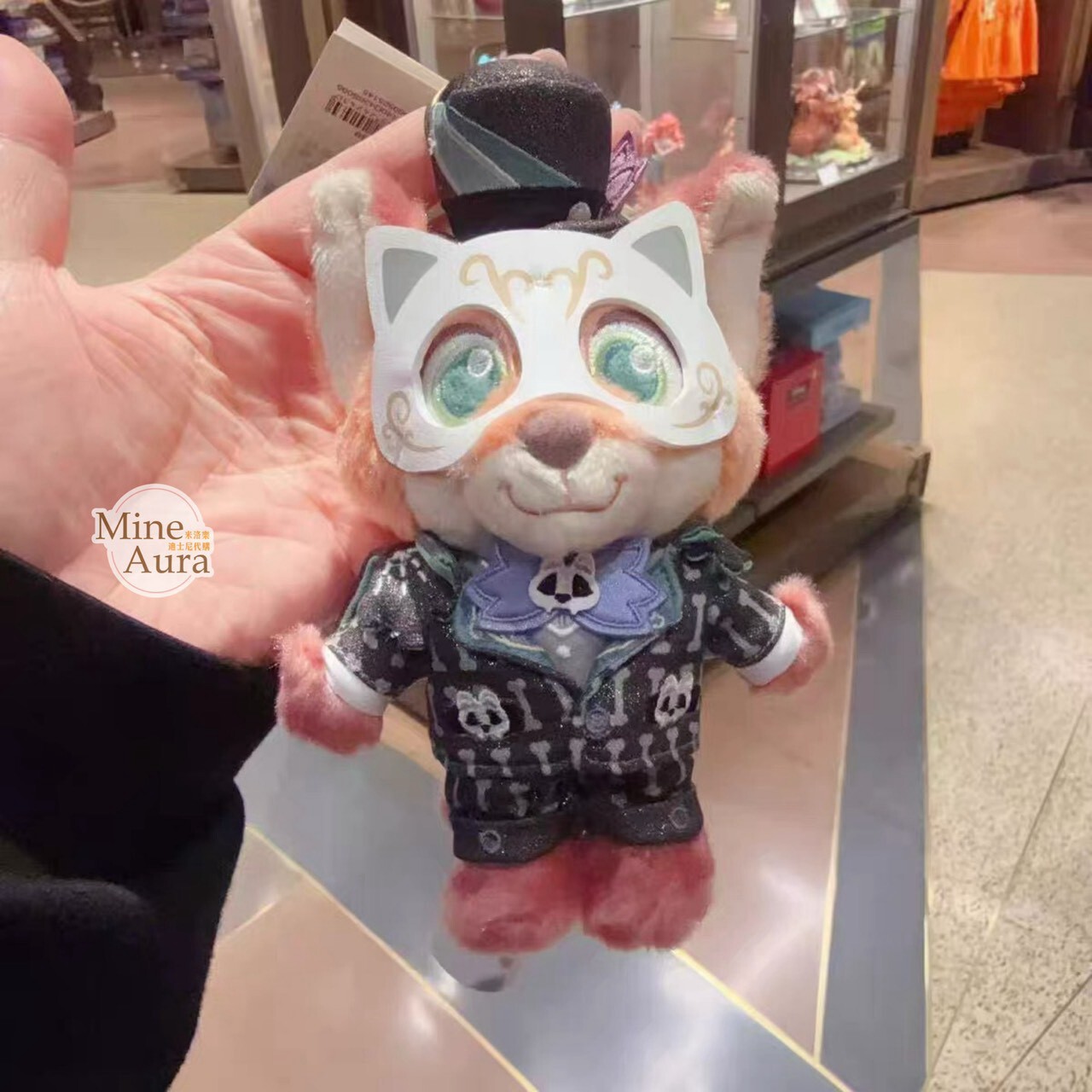 2026 萬聖節 動物方城市 Zootopia 胡尼克 Nick 狐狸 絨毛 鑰匙圈 吊飾 -上海迪士尼樂園