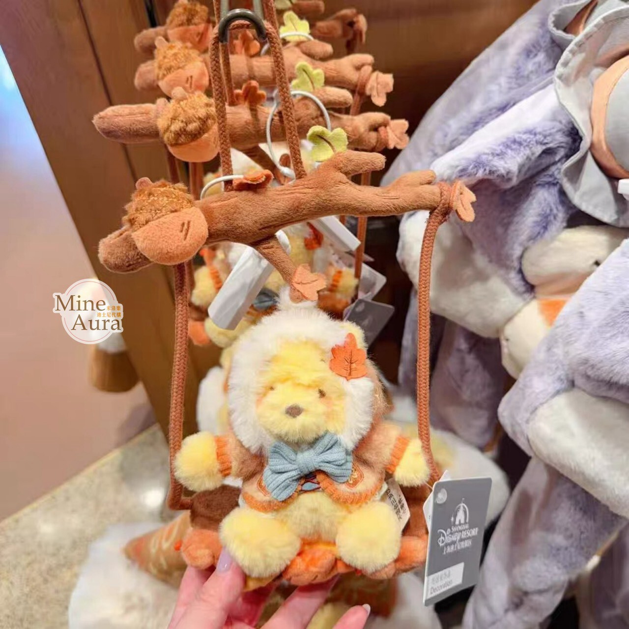 2026 萬聖節 小熊維尼 Winnie the Pooh 造型 掛飾 擺飾品 -上海迪士尼樂園