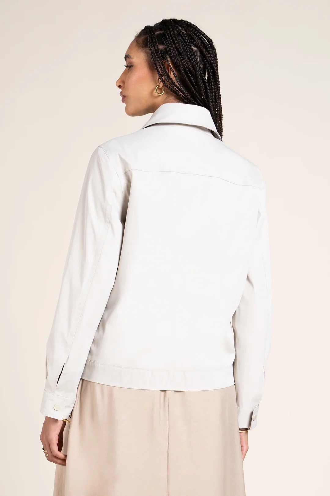 1FT1007-193 [FLOTTE] Ambroise Waterproof Jacket Craie #26001 (EU)