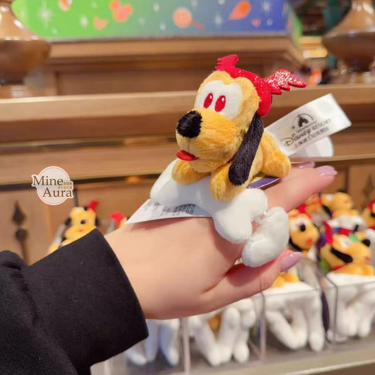 2026 萬聖節 米奇 Mickey 與好友們 布魯托 Pluto 絨毛 造型 手環 -上海迪士尼樂園
