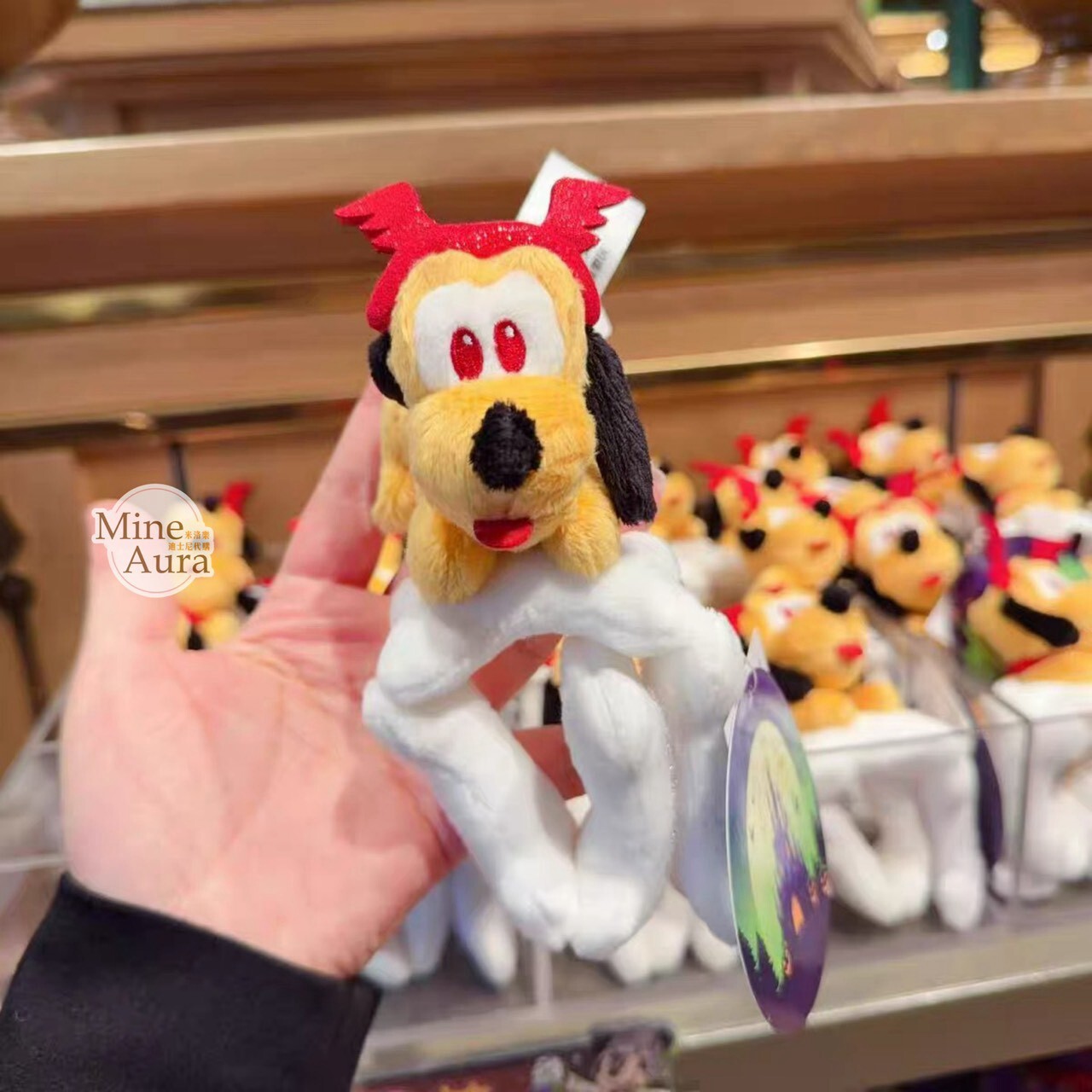 2026 萬聖節 米奇 Mickey 與好友們 布魯托 Pluto 絨毛 造型 手環 -上海迪士尼樂園
