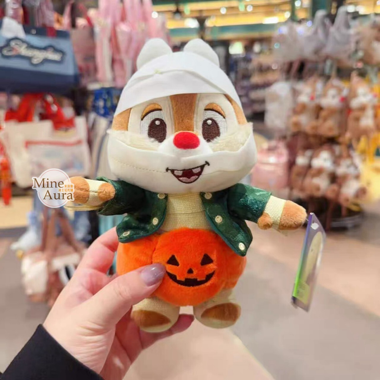 2026 萬聖節 米奇 Mickey 與好友們 紅鼻 蒂蒂 Dale 絨毛 娃娃 公仔 奇奇蒂蒂 Chip 'n Dale -上海迪士尼樂園