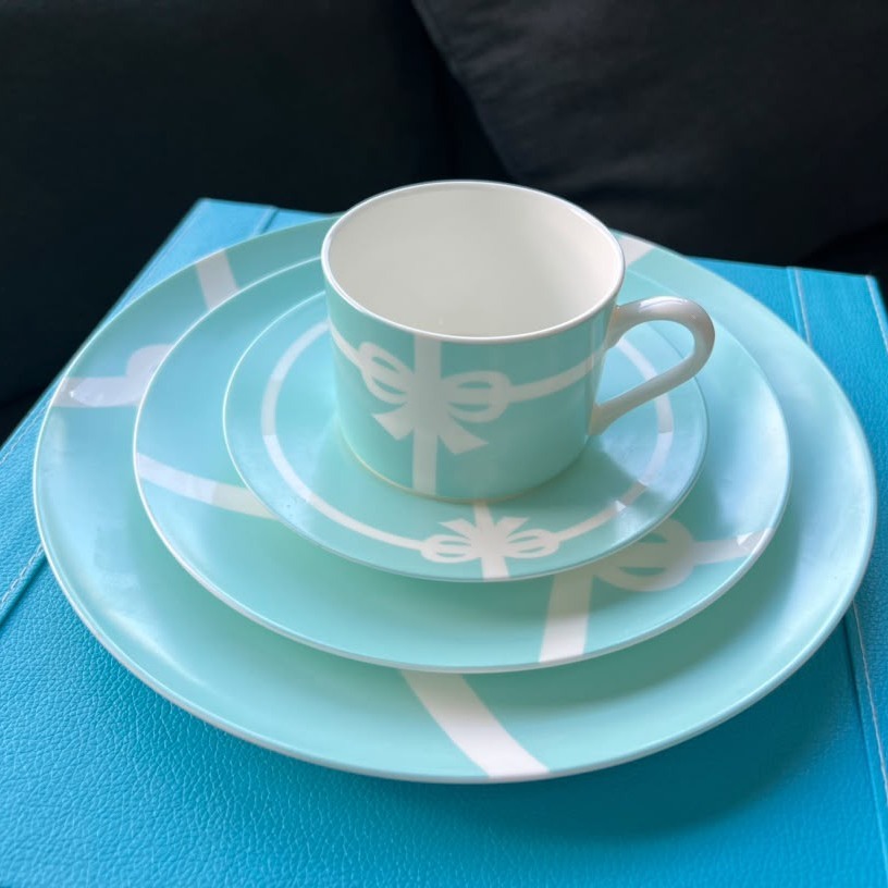 Tiffany骨瓷餐具4件套