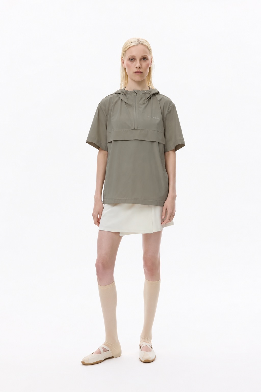 1FT1007-222 [FLOTTE] Orleans UV-protective Hoodie Khaki #26075 (EU)