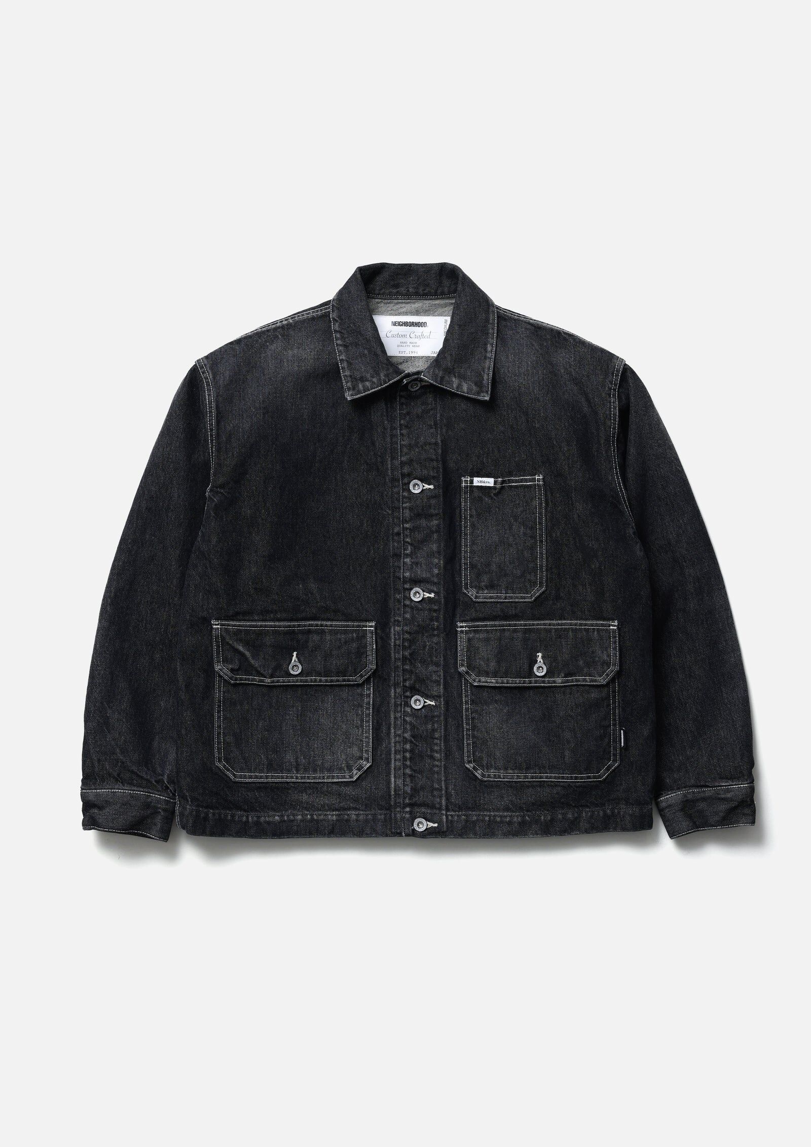 『代購商品』2026AW NEIGHBORHOOD NBHD WASHED DENIM ENGINEER JACKET 丹寧 牛仔 外套 262SPNH-JKM01