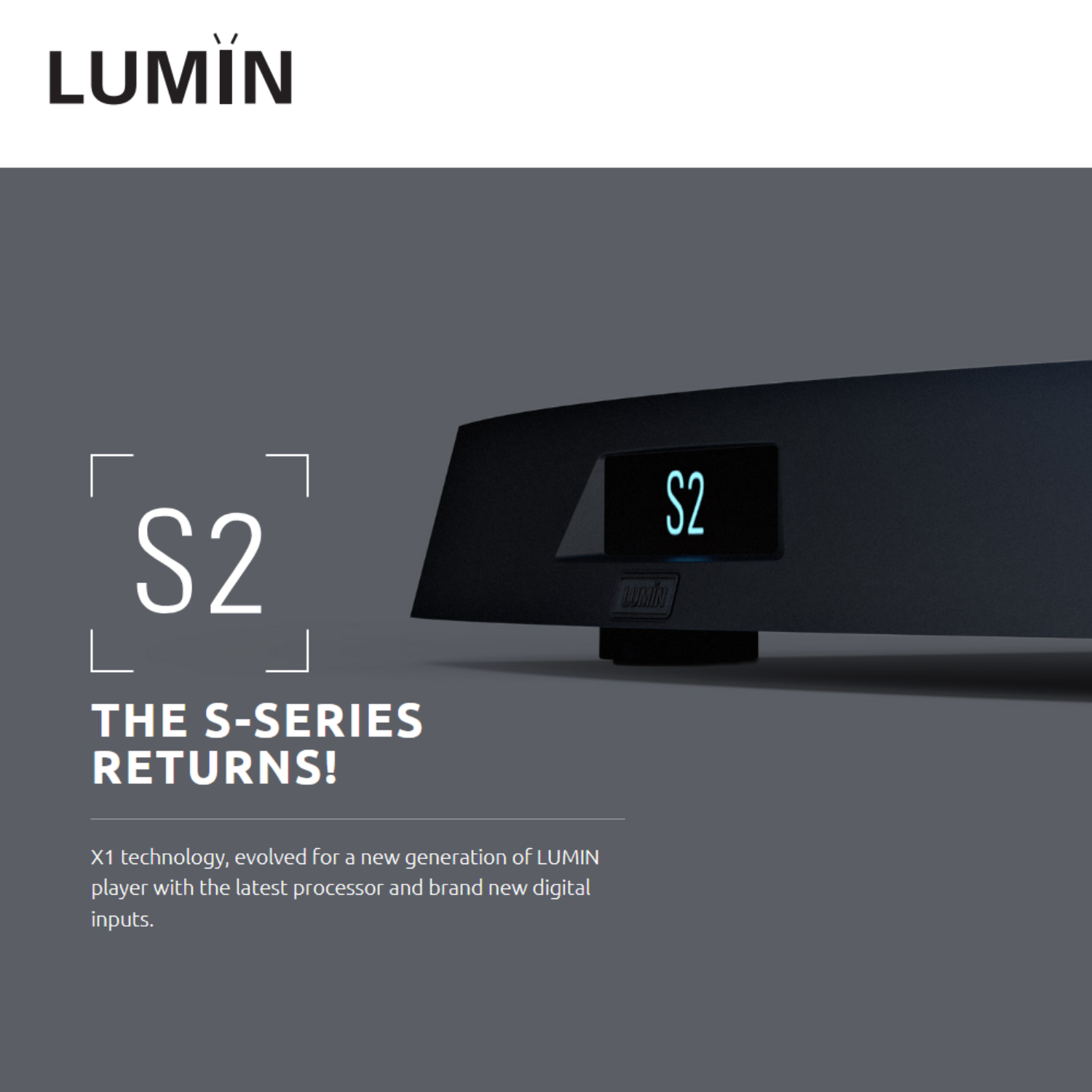 【2026 NEW MODEL】Lumin S2 Network Streamer
