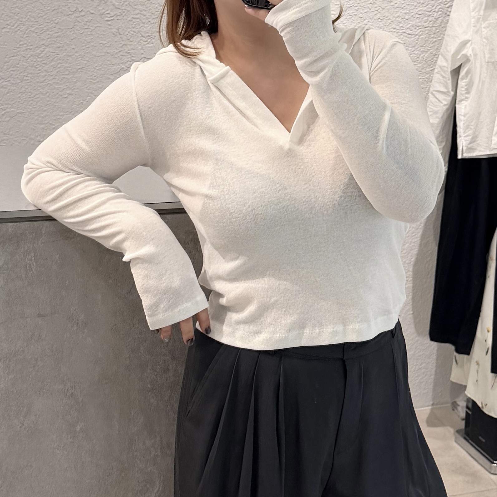 O26推!連帽舒服顯瘦T(白)