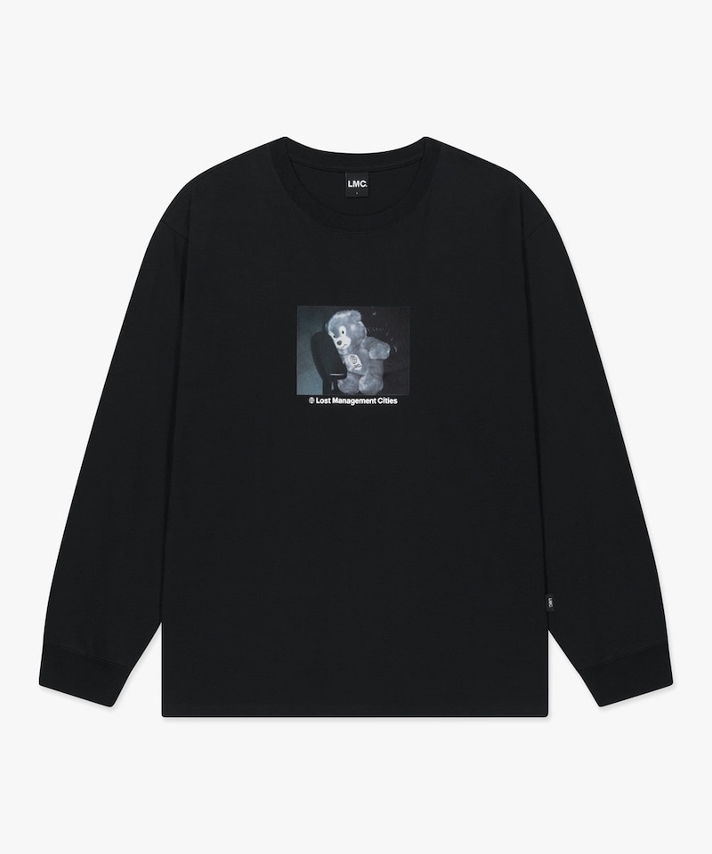 LMC - PHOTO BEAR LOGO LONG SLV TEE - BLACK