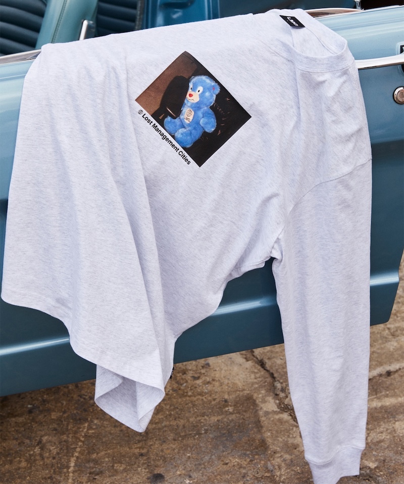 LMC - PHOTO BEAR LOGO LONG SLV TEE - HEATHER GRAY