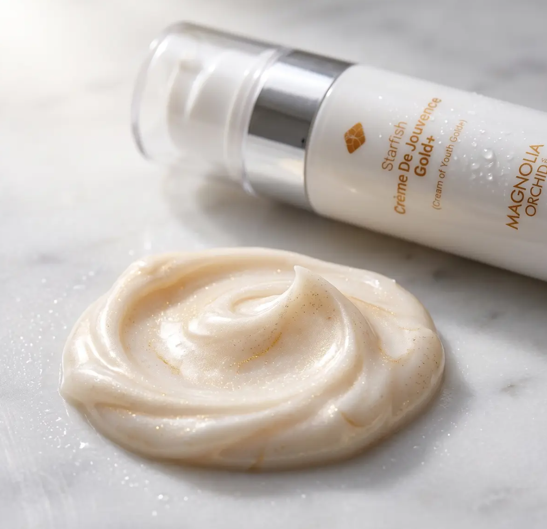 WP05 MagnoliaOrchid Starﬁsh Crème de Jouvence Gold+ 海星抗老除皺黃金霜 100ML (M0405)