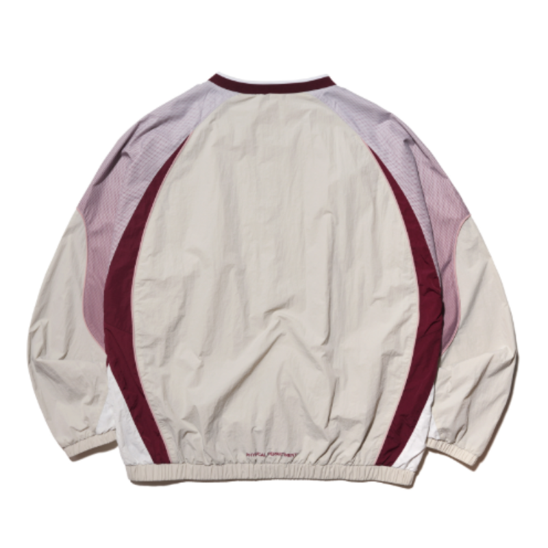 【代購】本田 HONDA PHYSICAL EDUCATION Vintage Logo Speed Track Nylon Long Sleeve Light Gray 復古標誌賽車尼龍長袖風衣 淺灰色