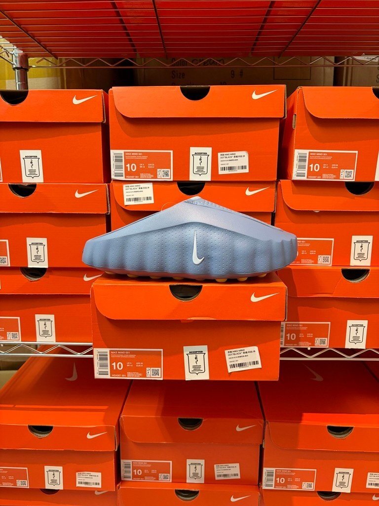 Nike Mind 001 靛藍色 穆勒鞋 實拍