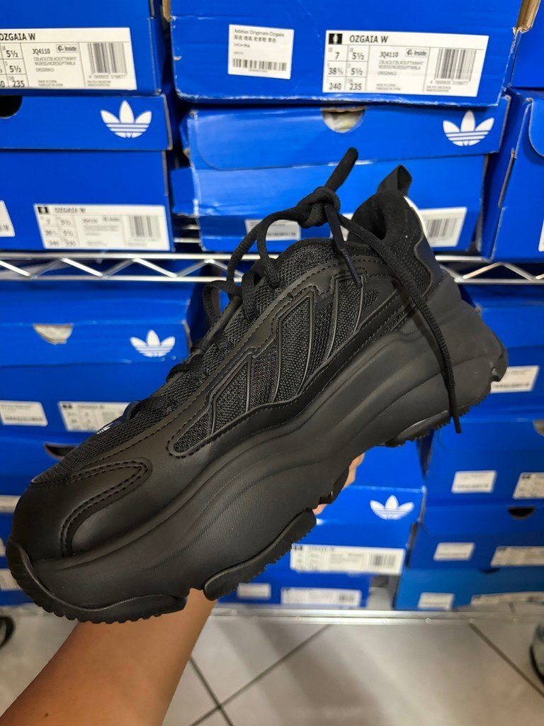 厚底鞋推薦 adidas Ozgaia 黑色 JQ4110 實拍