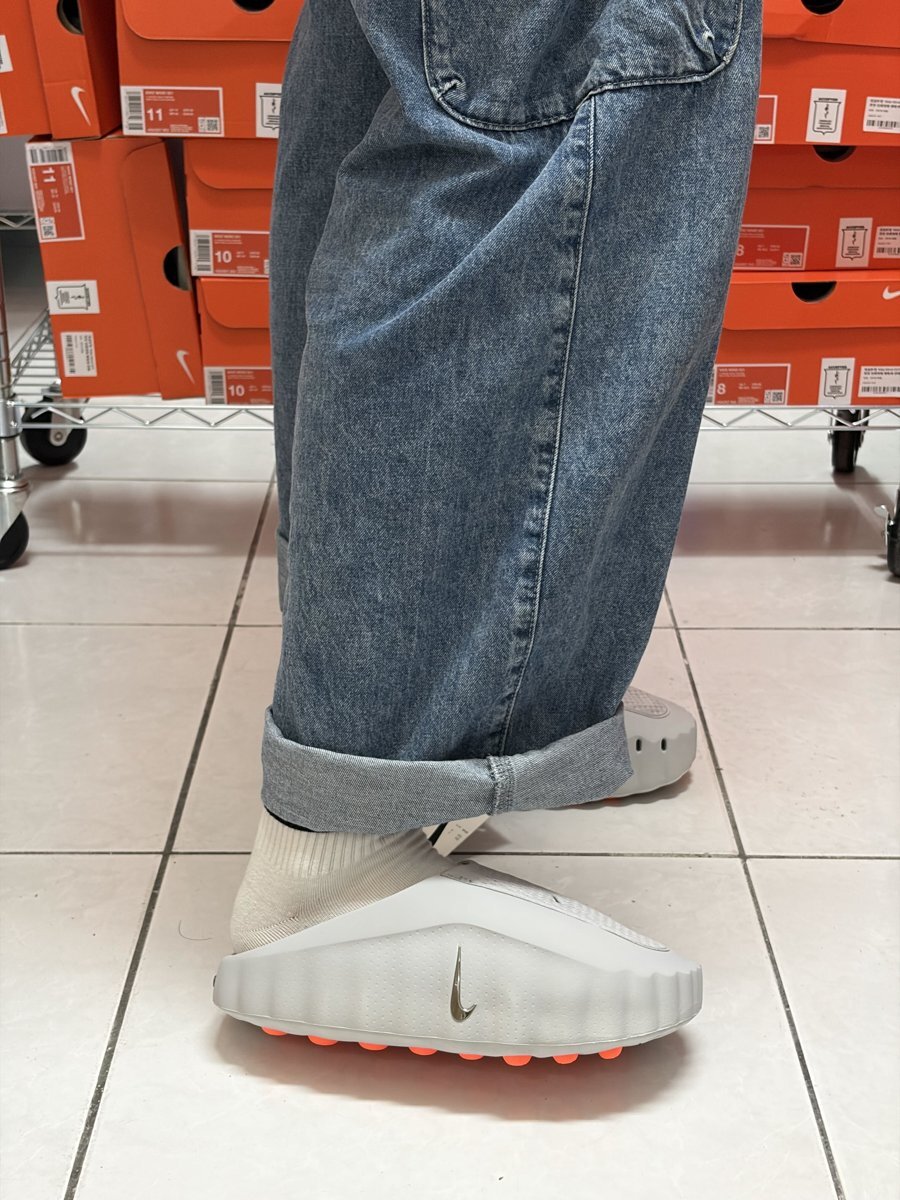 Nike Mind 001 灰色 男生上腳 穆勒鞋推薦