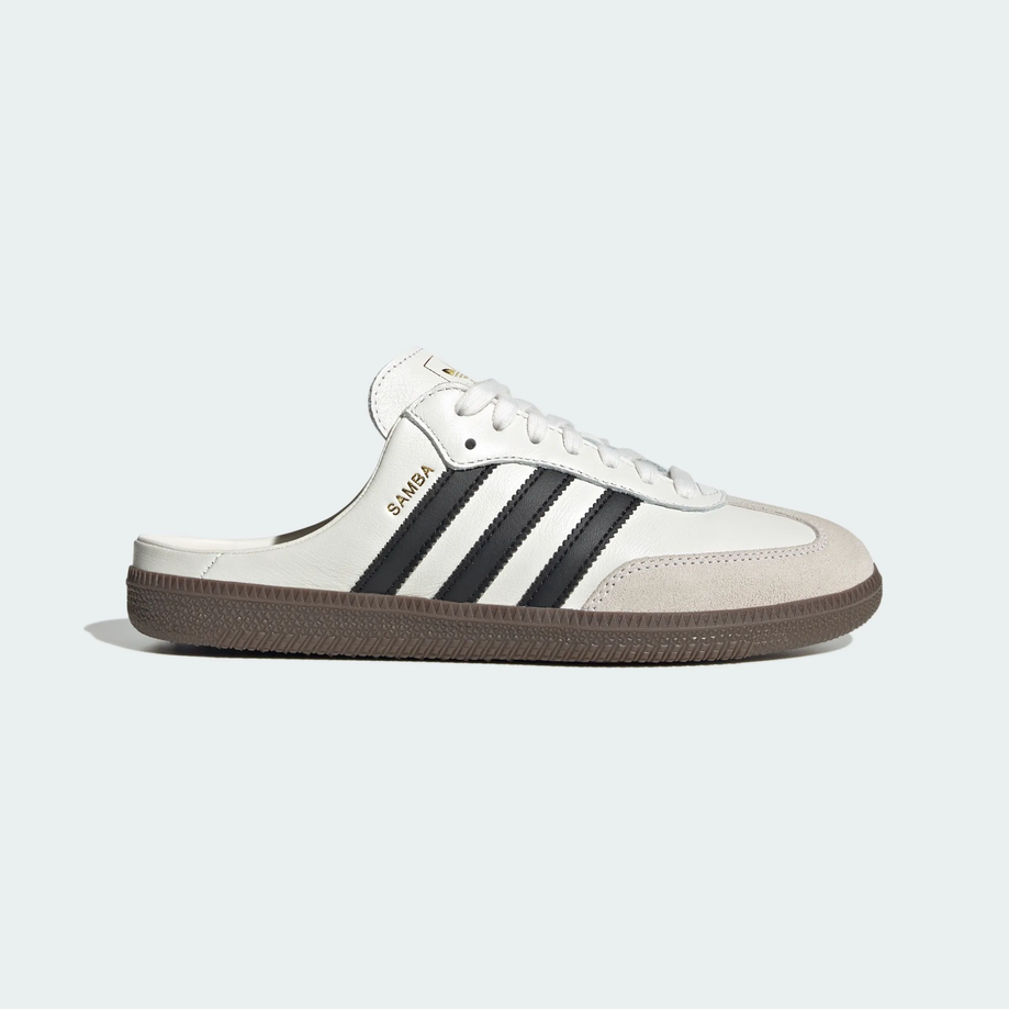 【預訂】ADIDAS SAMBA MULE OG 白黑金章 穆勒鞋-WOMEN(UNISEX)