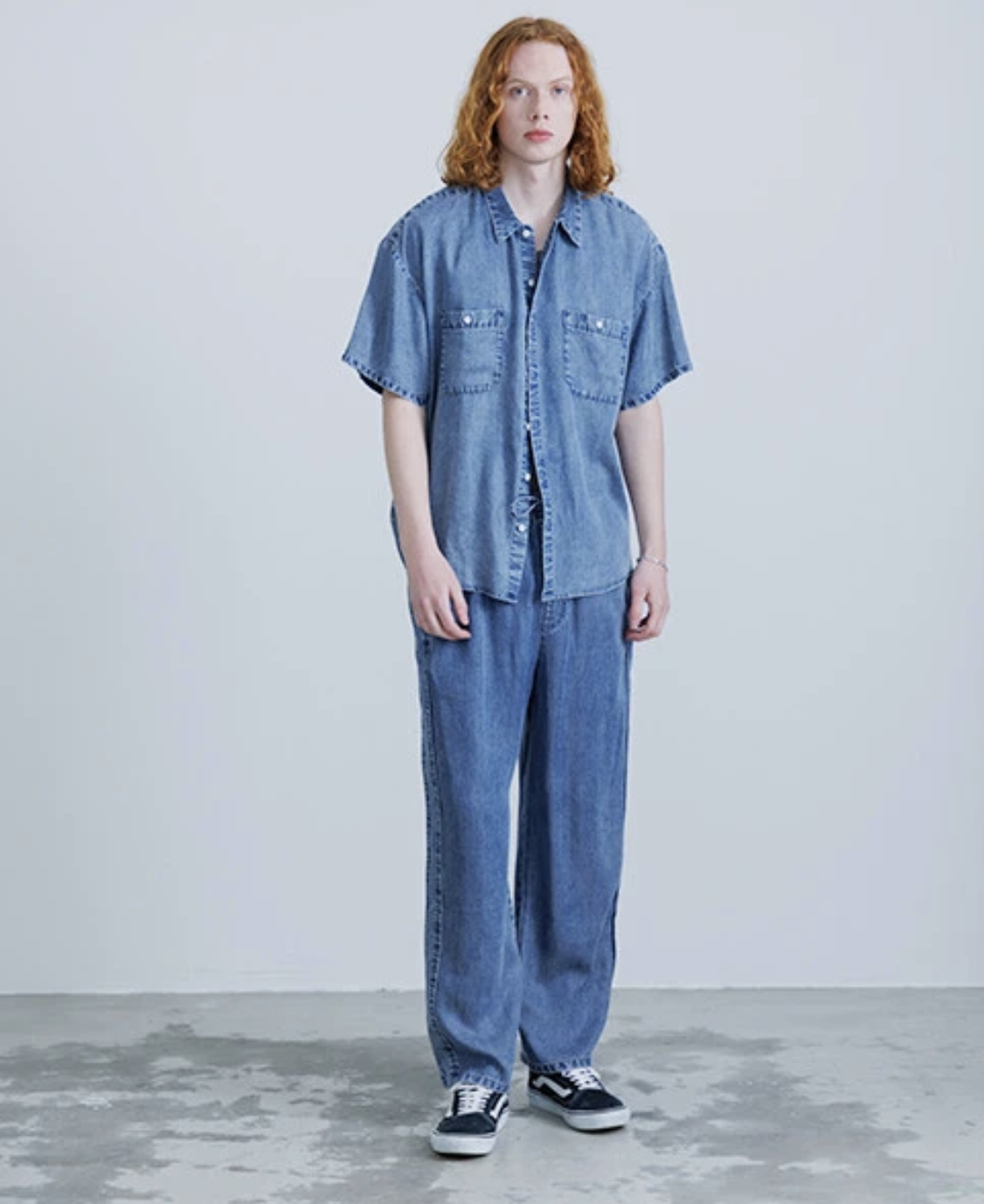 REVO.TOKYO｜Tencel Denim Work Shirt