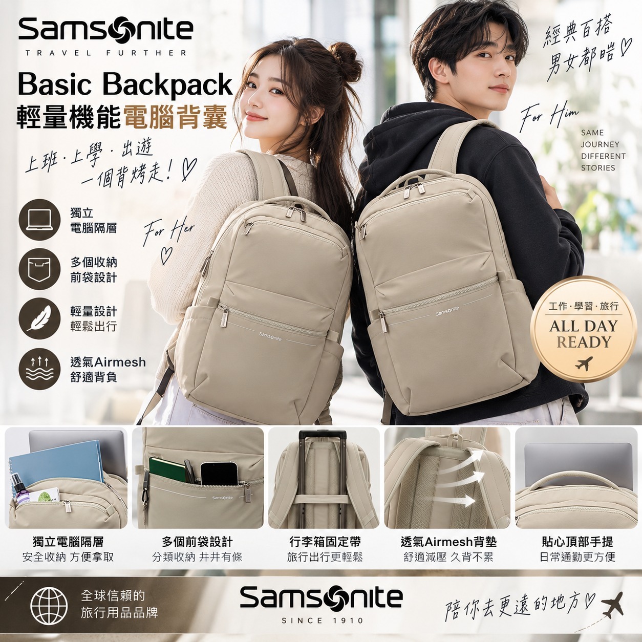 【預購】Samsonite Basic N100619 背包