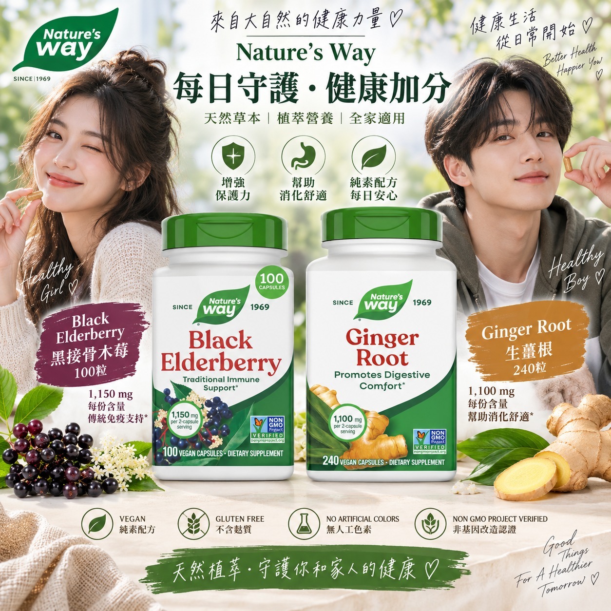 【預購】Nature's Way N100620 美國人氣天然草本保健保健品系列