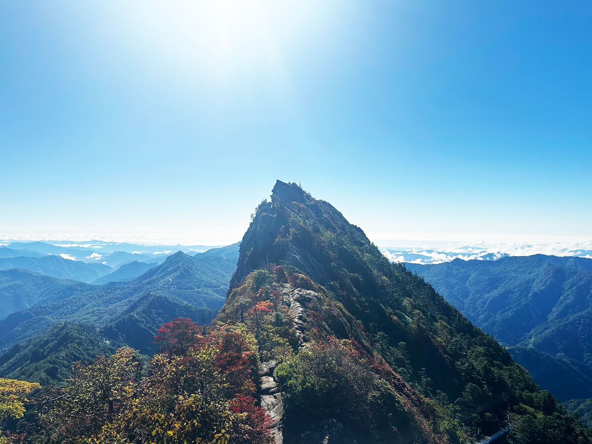 西日本四國最高峰石錘山
