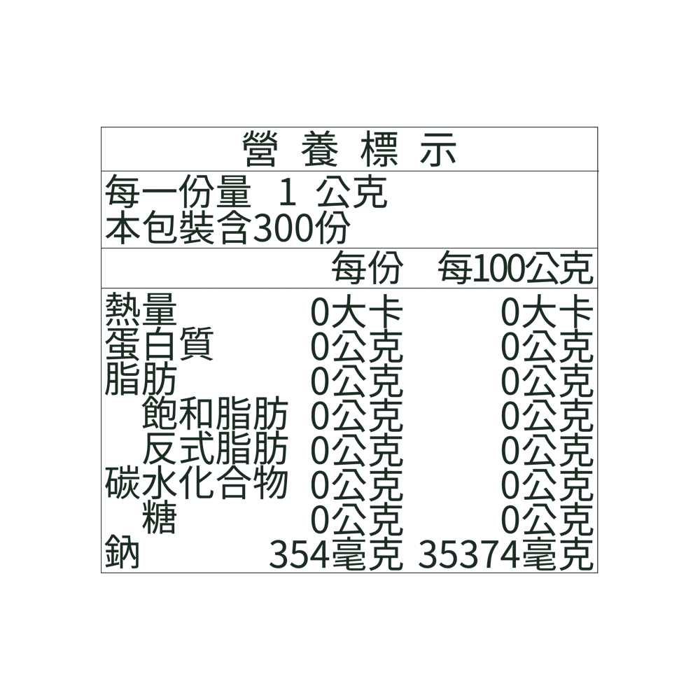 竹藏本鹽 (一烤竹鹽) 300g