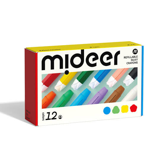 MiDeer 可洗式速乾絲綢蠟筆-補充包