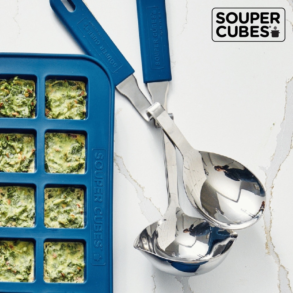 【Souper Cubes】不鏽鋼專利湯匙_暮光藍