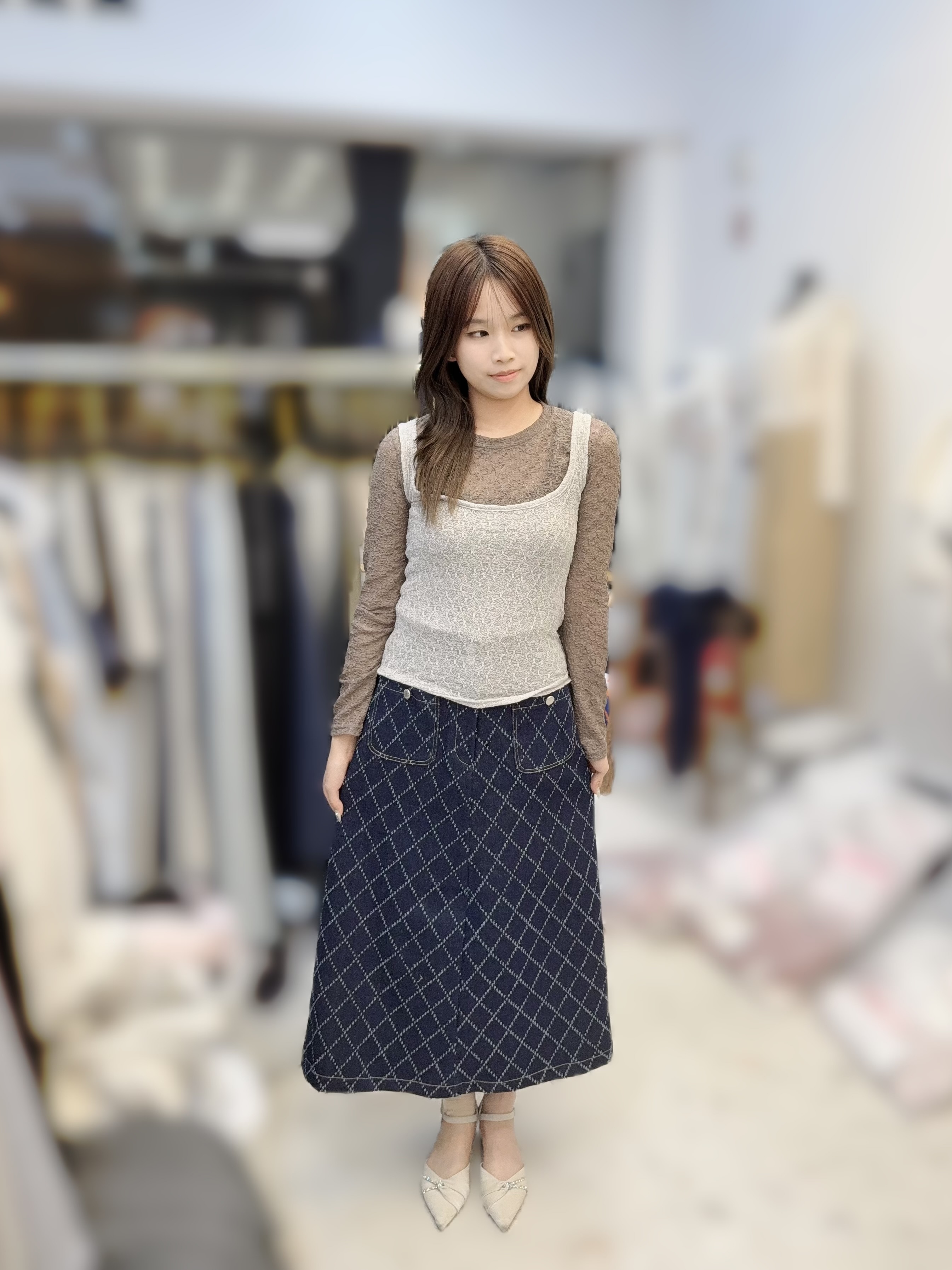 OT40 後橡筋腰 腰26-36 HIP48 長33 $489
