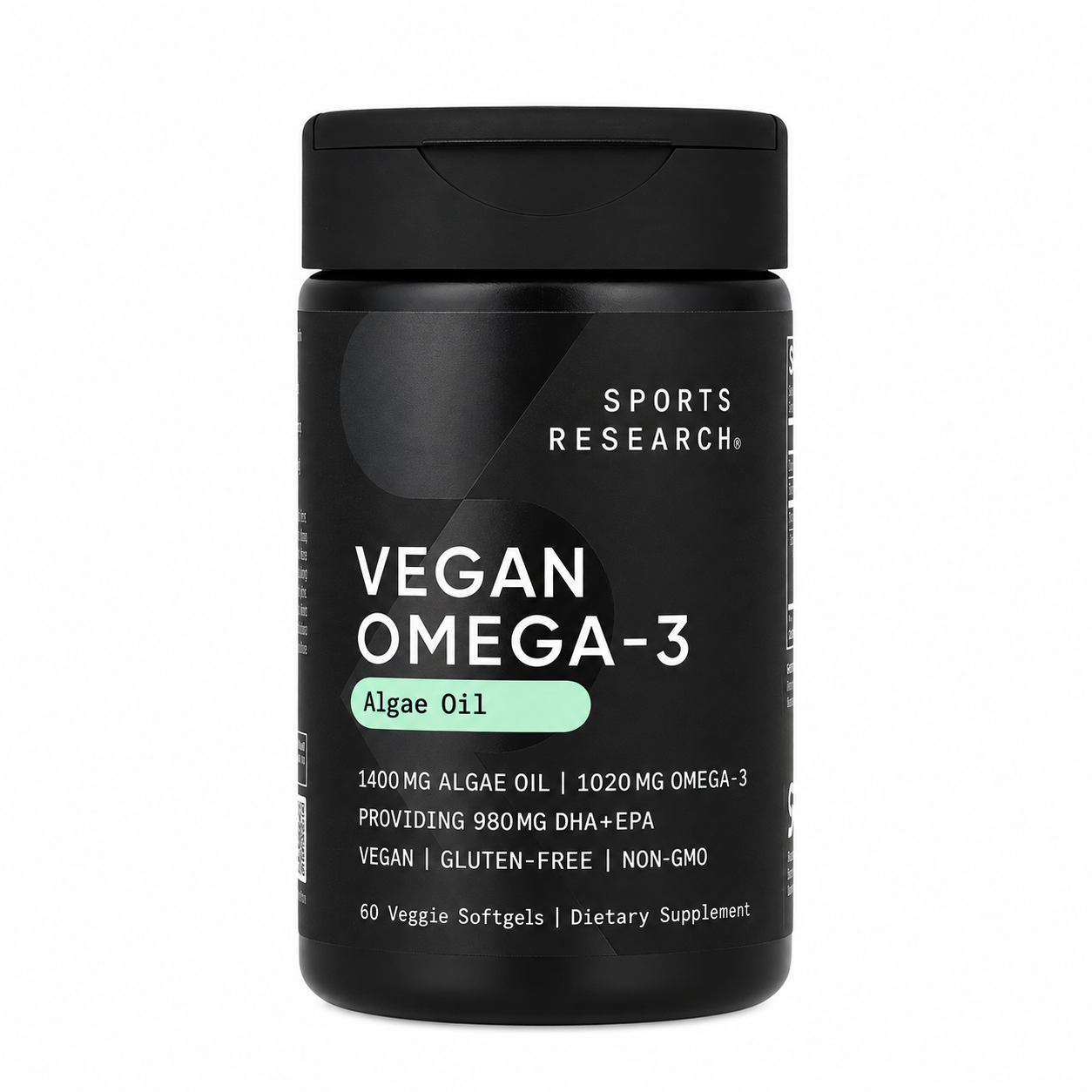 【iHerb】任兩件免運 Sports Research 素食 Omega-3 藻油 Vegan 60粒