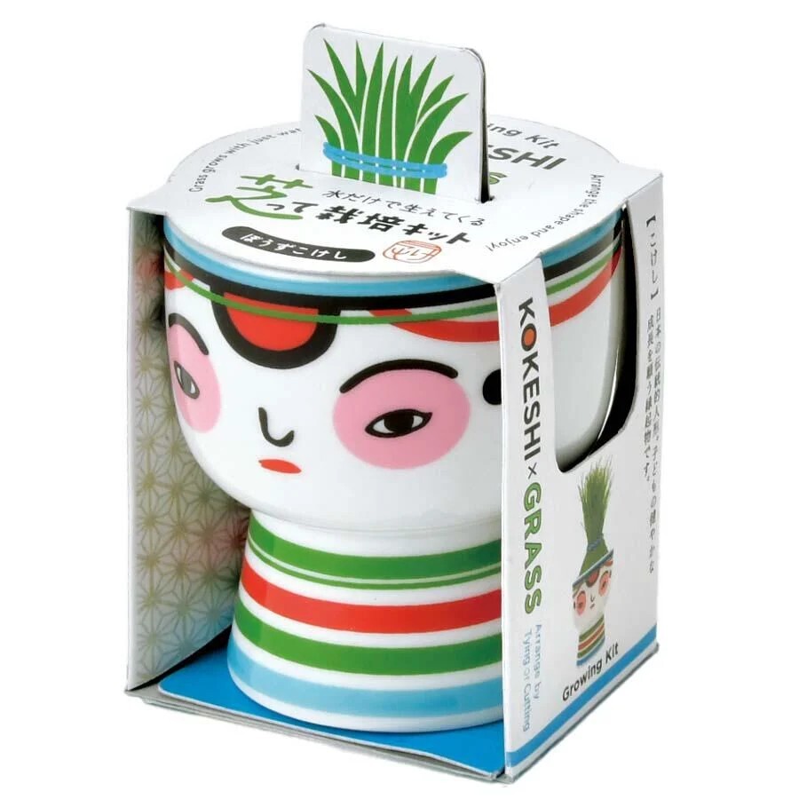 Seishin GD-104802 KOKESHI Grass -  Boy