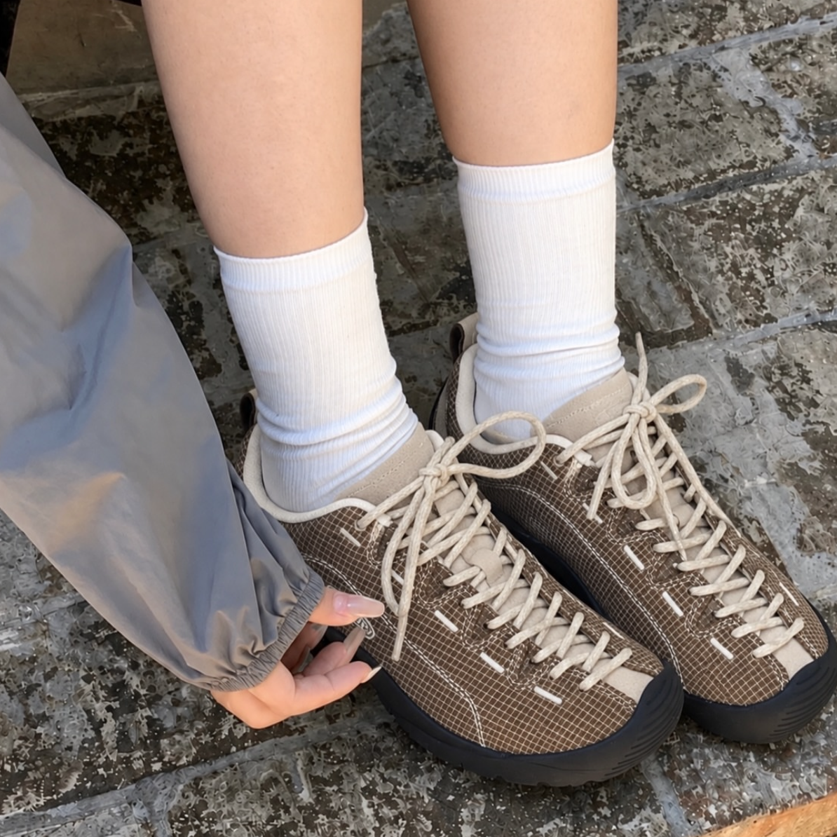 KEEN JASPER NYLON WP 小格子防水鞋 2色