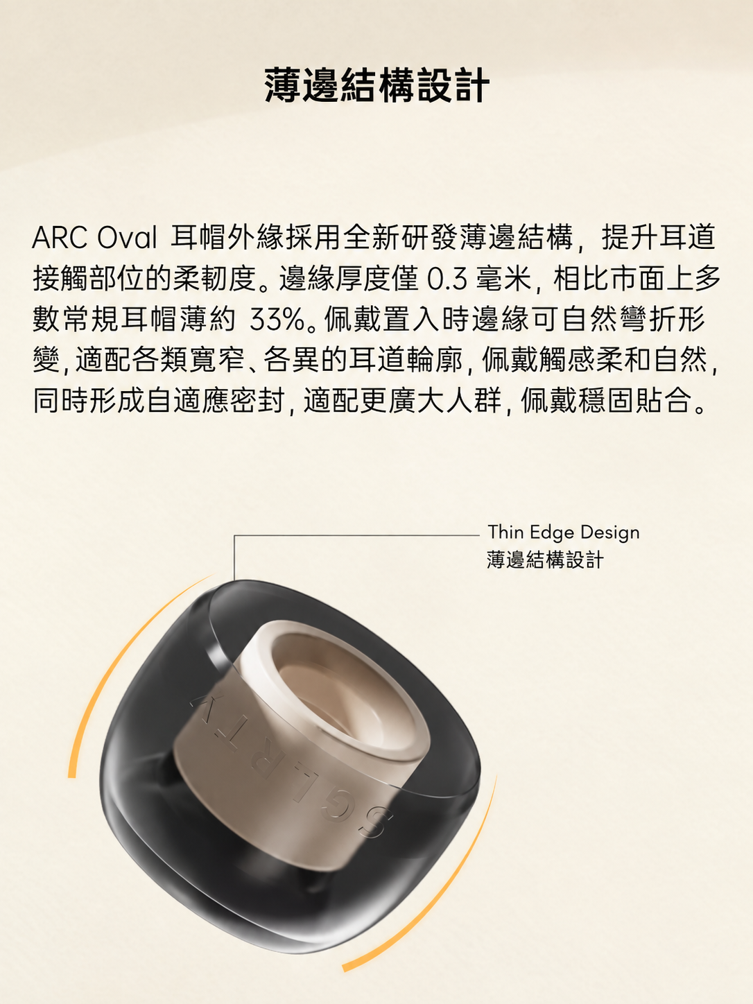 薄邊結構設計
