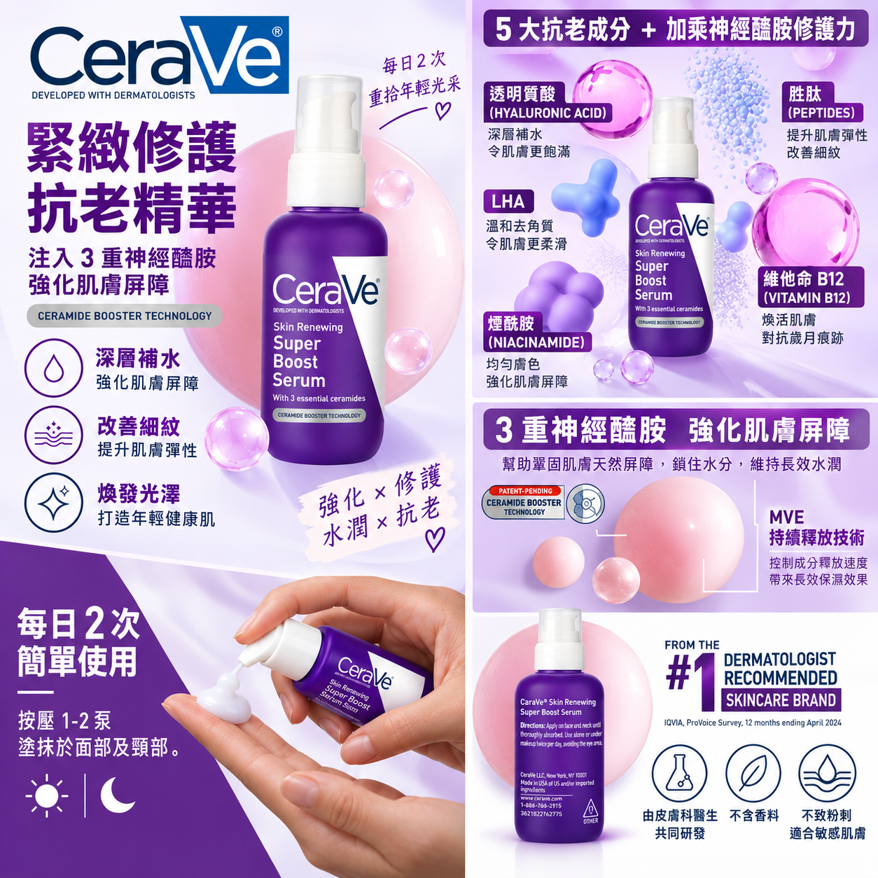 【預購】CeraVe N100712 煥活抗衰老精華