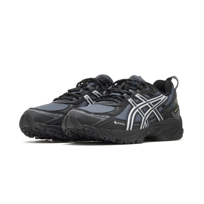 ASICS Gel-Ventx Gore-Tex Carrier Grey Black 亞瑟士 男女 防水 黑藍 運動休閒鞋 1203B161-021 [台灣現貨]