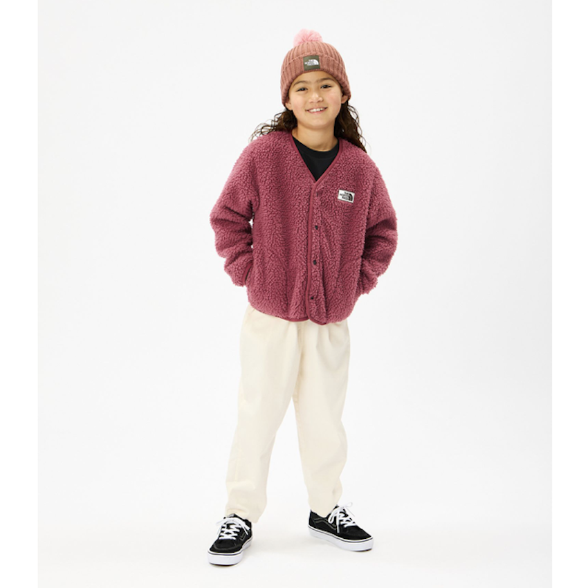 日本 2026 新版 The North Face Cuddle Fleece Cardigan 兒童保溫外套