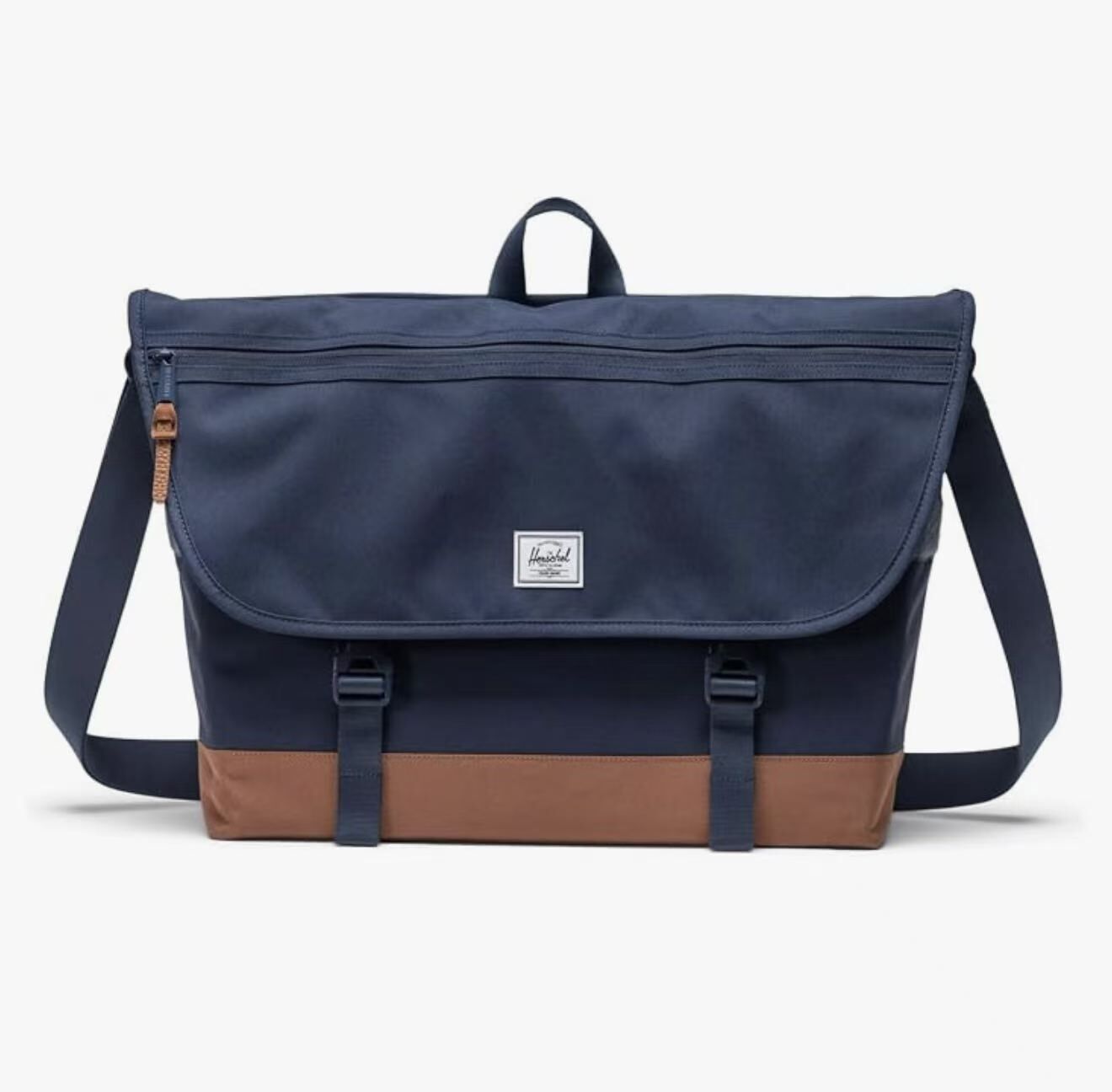 【預購】Herschel N100717 單肩包 (深藍拼啡色)