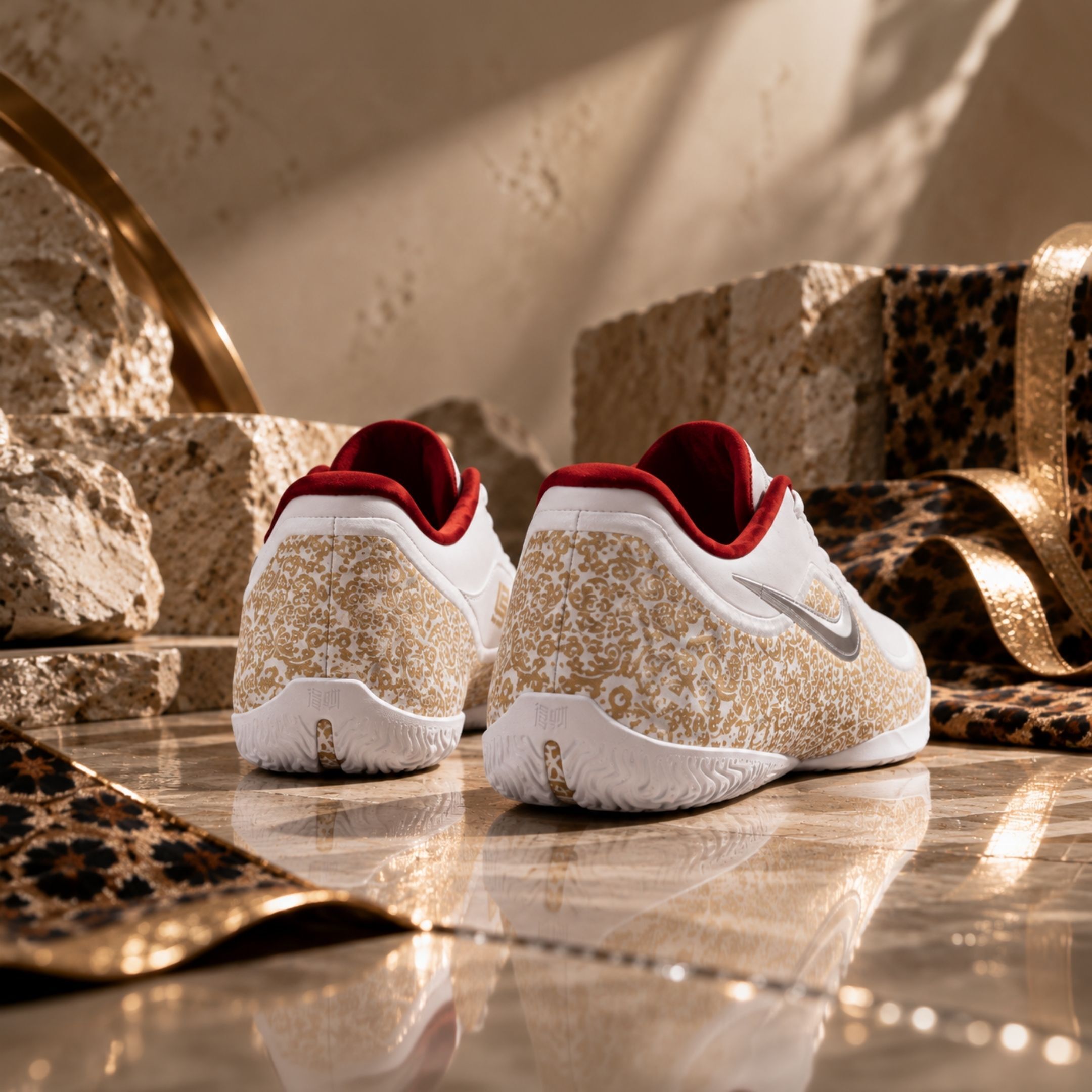 NICEDAY 現貨 Nike LeBron XXIII EP 白紅 詹姆斯 勒布朗 老詹 詹皇 豹紋 白 奶油 IM5124-100