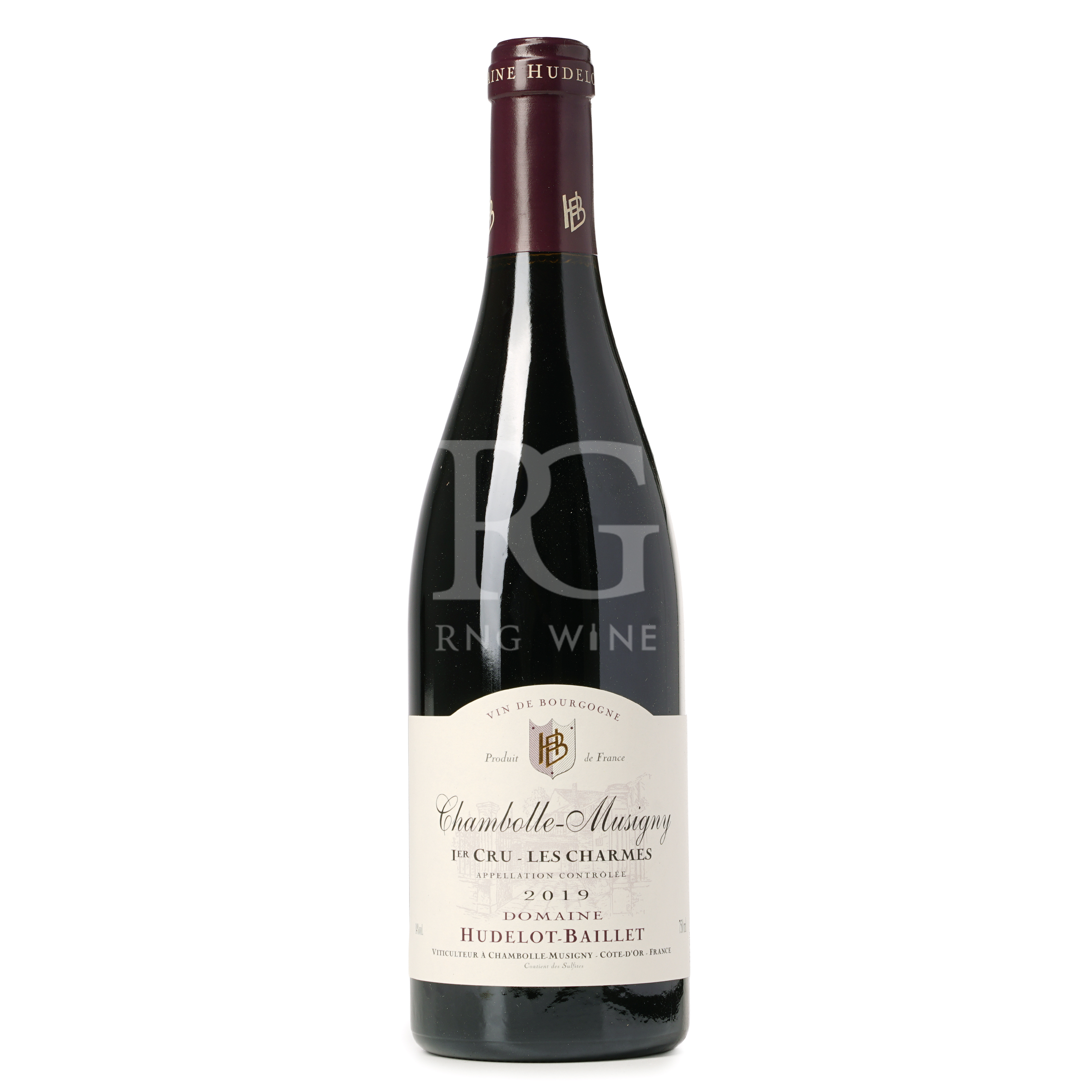 Hudelot Baillet Chambolle Musigny 1er Cru Les Charmes 2019 (V94)