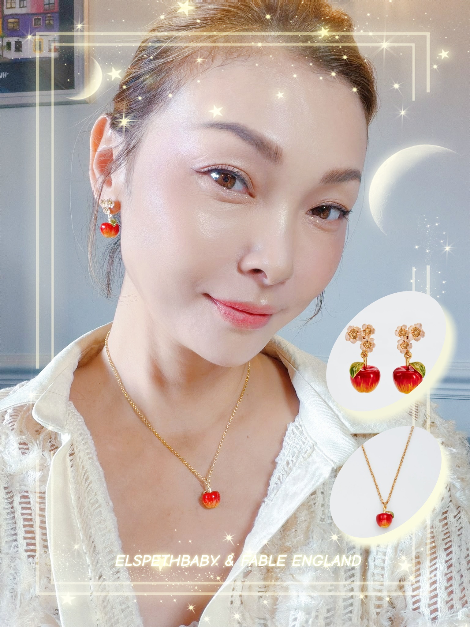英國代購 FABLE ENGLAND Apple Blossom collection 手繪蘋果系列🍎