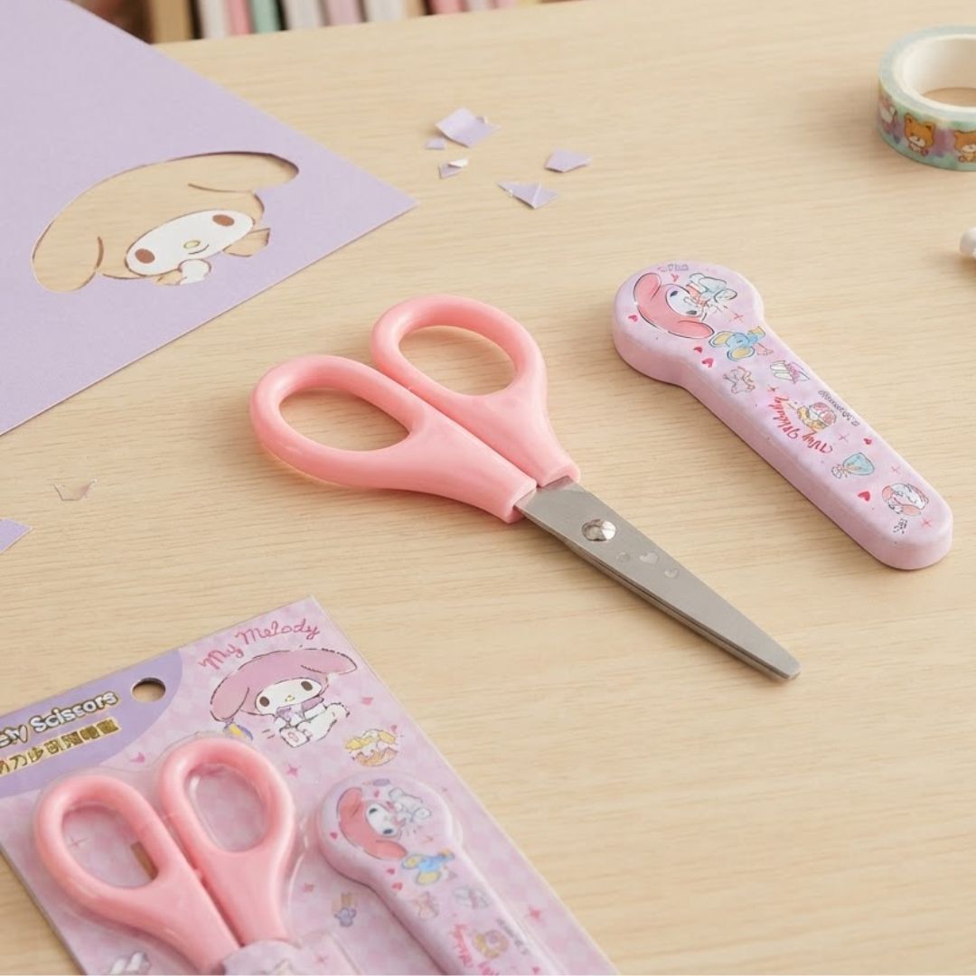 My Melody Sanrio|防護型學生剪刀 |鉸剪