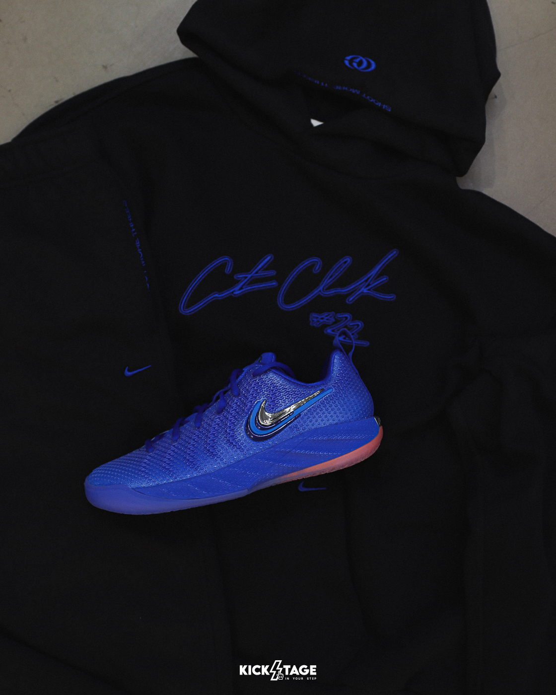 大童鞋 女生尺寸 NIKE CAITLIN 1 GS 'Caitlin Blue' 克萊茵藍 支撐 緩震 實戰 籃球鞋【IQ2350-400】CC1