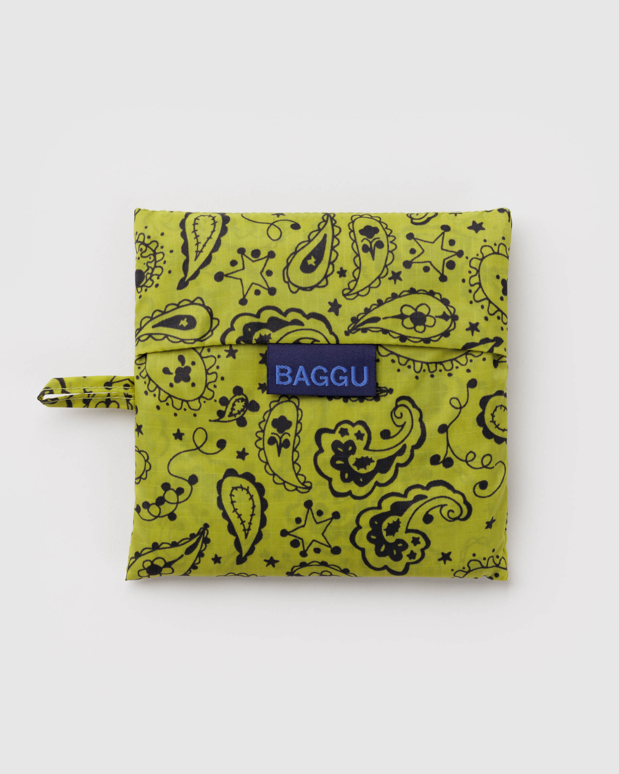 Standard Baggu - Chartreuse Paisley｜BAGGU